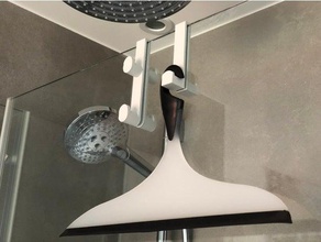 bad duschhaken shower hook v2 accessories 3d print model - Mito3D