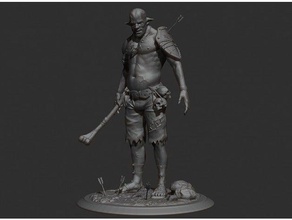 cannibal tabletop-Figur Menschen 3dmodel dlp fdm Abbildung lcd Modell bereit zu drucken Skulptur sla slm sls statue 3d print model - Mito3D