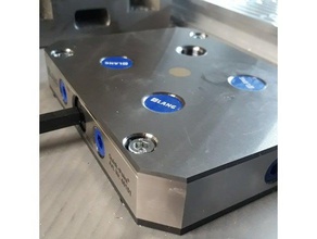 dualplug langtechnik clamping system qp52 quickpoint machine tools cnc vise workholding zero 3d print model - Mito3D