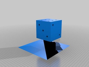 dado em 3d ferramentas de arte 3d print model - Mito3D