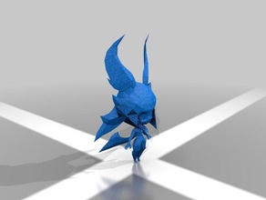 garuda minion - final fantasy xiv le creature primal evocare evocatore 3d print model - Mito3D