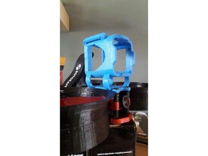 iflight megabee anti-jello gopro hero 5 Sitzung mount diy 3d print model - Mito3D