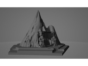 erebor las estructuras de edificios los enanos el señor anillos medio aerth la guerra del anillo 3d print model - Mito3D