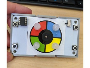 hackerboxes 0044 simon badge case diy 3d print model - Mito3D