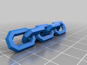 chain mini deco light customized 3d print model - Mito3D