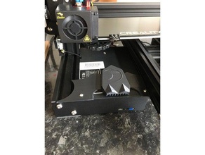 ender 3 control de la junta tapa del ventilador murciélago Impresora 3d accesorios bate batcountrycustoms creality 3d print model - Mito3D