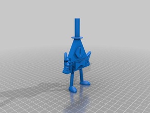 bill cipher statue creatures 3d print model - Mito3D