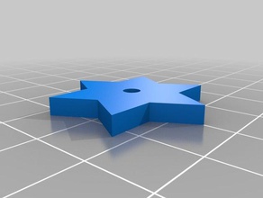 ender 3 cama de nivelamento botão bloqueio Impressora 3d peças creality criado freecad knob feito 3d print model - Mito3D
