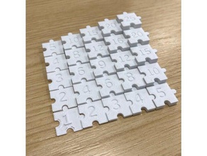 times tables puzzle math 3d print model - Mito3D