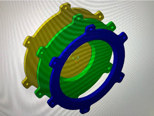 abluft-reduzierscheiben mk1 il fai da te abluftsystem 10cm 3D print model - Mito3D