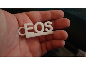 vw eos keychain keychains 3d print model - Mito3D