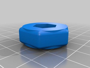 meu personalizados ultimate porca botão do gerador diy personalizado 3d print model - Mito3D