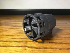 dc desktop air raid siren electronics motor sound 3d print model - Mito3D