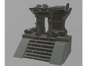 land out time ruin runescape 3d printing old rs3 ruins runi 3d print model - Mito3D