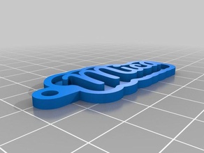 mica Schlüsselanhänger kundengebundene 3d print model - Mito3D