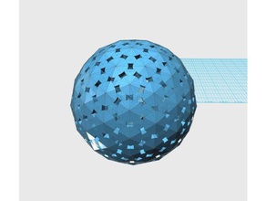 géodésique 3v sphère pattern100 les mathématiques de l'art la 3d print model - Mito3D