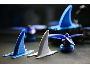 de barbatana tubarão iflight ix5 r c veículos fin iflightix5 o modo sharkfin tartaruga turtlemode 3d print model - Mito3D