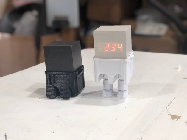 clock bot 3d printing 3D print model - Mito3D