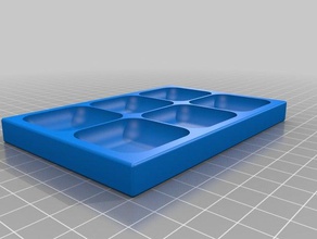 my customized magnetic screw tray box optional lid tool holders & boxes 3d print model - Mito3D