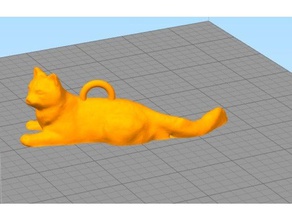 gato llavero llaveros animal cat lindo de la puerta kaychain clave mascota las mascotas 3d print model - Mito3D