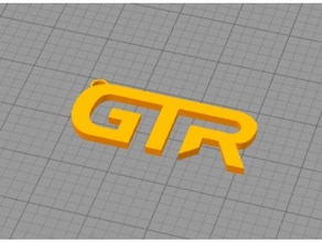 gtr chaveiro chaveiros 3d de carro chave a corrida velocidade 3d print model - Mito3D