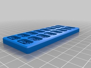 3d printing ice cube tray household supplies 3d print model - Mito3D