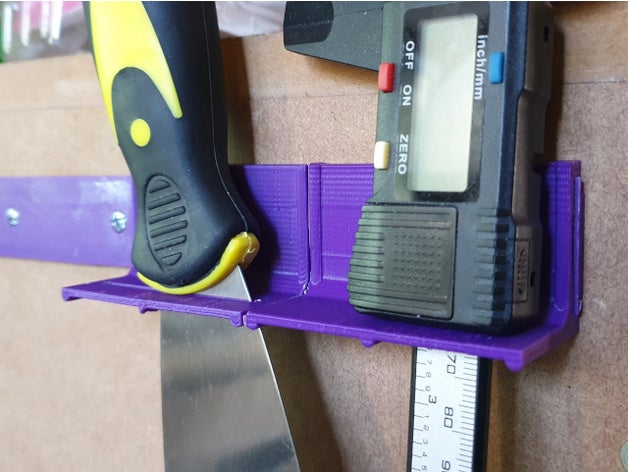 flexible tool rack organizer holder holders & boxes tools workbench racks workshop 3D print model - Mito3D