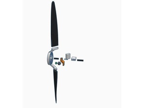 gimbled vectored thrust propeller blimp drones r c vehicles 3d print model - Mito3D
