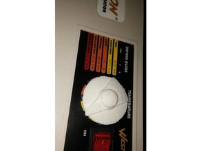 weston desidratador de alimentos botão peças substituição personalizado 3d print model - Mito3D