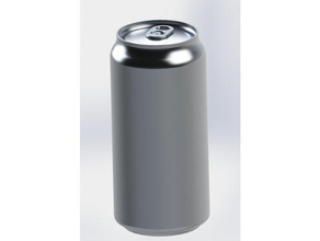 12 oz soda pop beer can kitchen & dining 3d print model - Mito3D