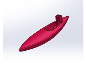 el titular de la tarjeta - kayak las esculturas ornamento placecard boda 3d print model - Mito3D