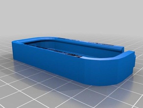 viper key fob caso correcção chave de cadeia peças substituição 3d print model - Mito3D