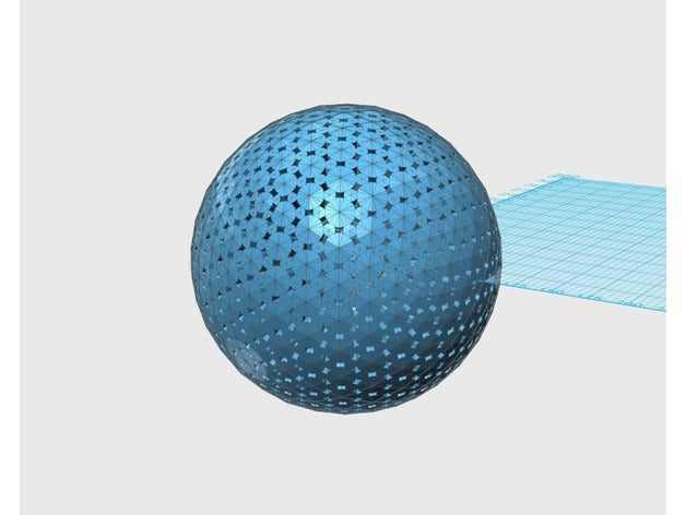 jeodezik 6v küre pattern100 matematik sanatı 3D print model - Mito3D