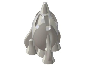 rocket ship kid toys & games game kids toy 3d print model - Mito3D