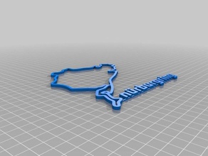 circuit du nurburgring L'impression 3d 3d print model - Mito3D