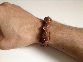 leather bracelet bracelets fashion jewelry math art 3d print model - Mito3D
