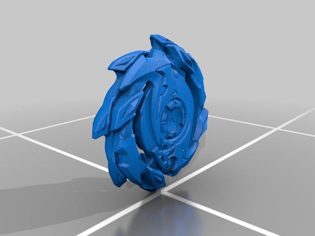 wyvron W2 hasbro standart beyblade patladı 3d baskı 3D print model - Mito3D