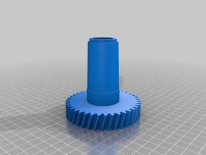 gear meat grinder bork freecad source 3d print model - Mito3D