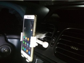 regolabile car phone holder renault laguna mk1 telefono cellulare 3d print model - Mito3D