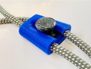 drawstring slide lock clasp accessories clamp toggle 3d print model - Mito3D