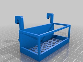 ikea skadis pegboard tray tool holders & boxes customizer tools holder 3d print model - Mito3D