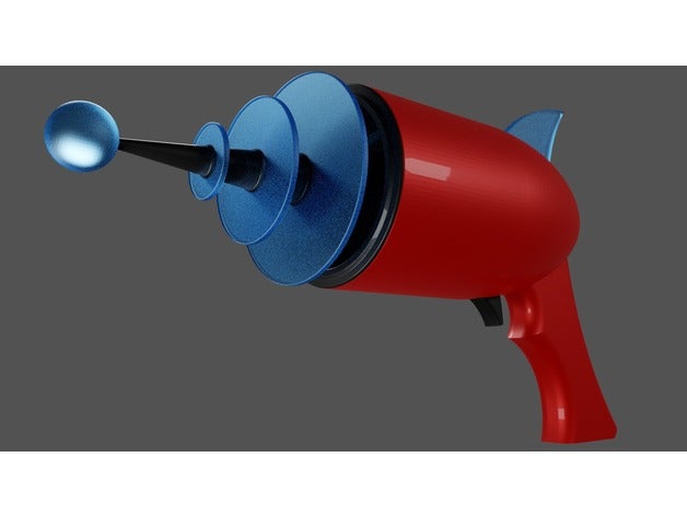 ray silahı 3d baskı geleceğin silah alanı uzay oyuncak 3D print model - Mito3D