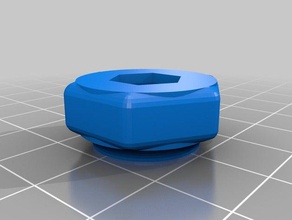 knob nut diy customized 3d print model - Mito3D