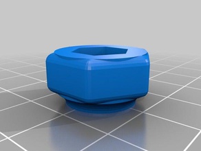 smallerknob nut diy customized 3d print model - Mito3D