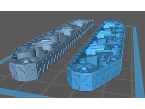tracce fisso di resina stampa m4a1 sherman tank 1 56 scala i veicoli 3d print model - Mito3D