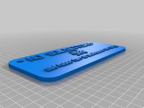 ricks di accesso personalizzato segni e loghi su misura 3d print model - Mito3D