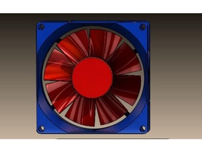 pc ventilateur L'impression 3d fan 3d print model - Mito3D