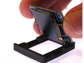 écran oled cadre de 0,96 pouces i2c l'électronique arduino affichage pla protecteur 3d print model - Mito3D