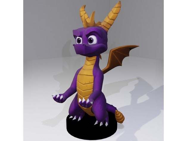 spyro - controller stand 3d printing iphone phone ps4 dragon xbox one 3D print model - Mito3D