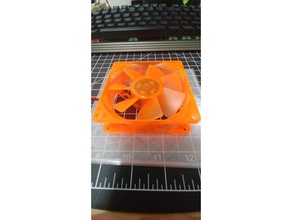 80 mm fan 24 V 80x15mm soğutma ultimate mod 3d yazıcı aksesuarları 3d print model - Mito3D